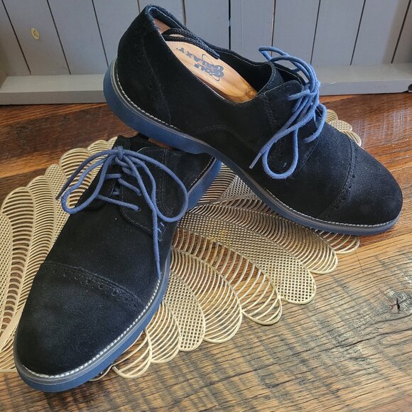 Joseph Abboud Other - Joseph Abboud Oxfords Men's Gray Suede Cap Toe Lace Up Derby Dress Shoes